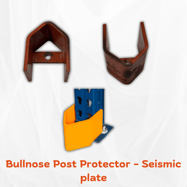 Used Heavy Duty Bullnose Universal Post Protector for Seismic Foot Plate